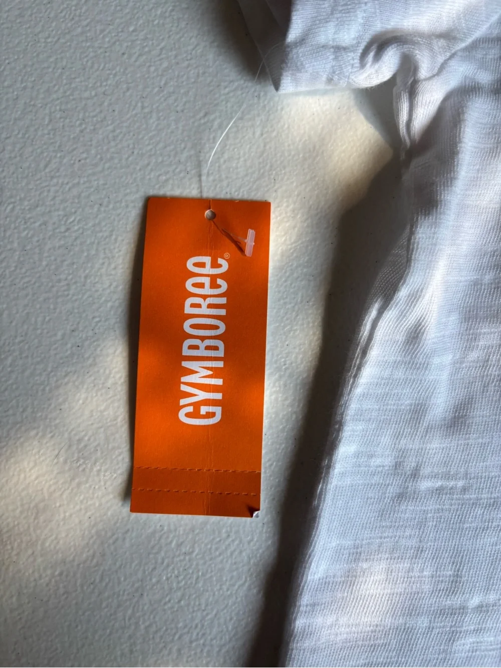 Gymboree White Tee with Navy 